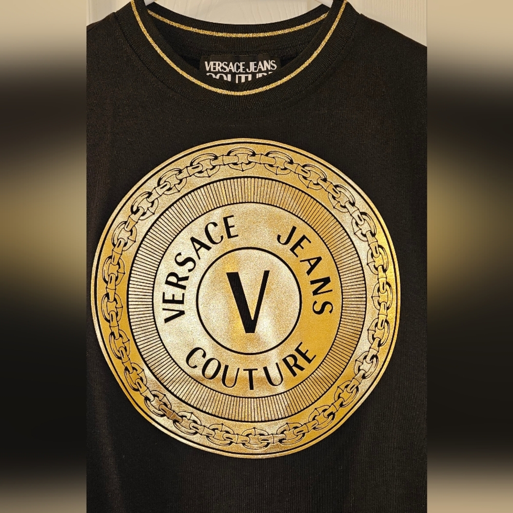Versace Jeans CoutureMetallic Logo T-Shirt - Picture 10 of 10